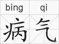 病气的拼音