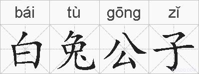 白兔公子的拼音