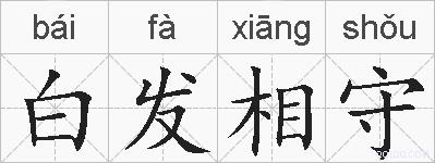 白发相守的拼音