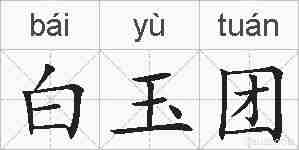 白玉团的拼音