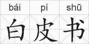 白皮书的拼音