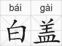 白盖的拼音