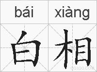 白相的拼音