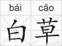 白草的拼音
