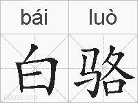 白骆的拼音