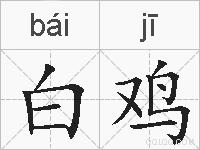 白鸡的拼音