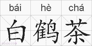 白鹤茶的拼音