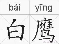 白鹰的拼音