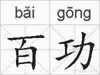 百功的拼音