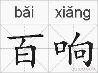 百响的拼音