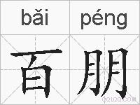 百朋的拼音