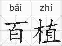 百植的拼音