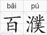 百濮的拼音