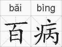 百病的拼音