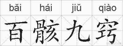 百骸九窍的拼音