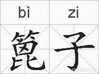 篦子的拼音