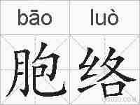胞络的拼音