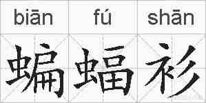 蝙蝠衫的拼音