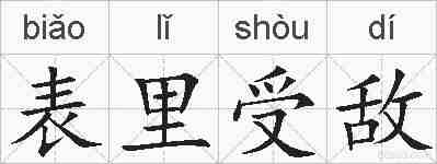 表里受敌的拼音