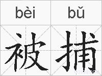 被捕的拼音