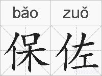 保佐的拼音