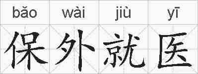 保外就医的拼音