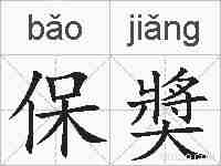 保奬的拼音