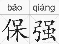 保强的拼音