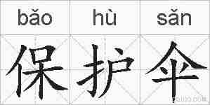 保护伞的拼音