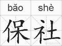 保社的拼音