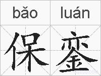 保銮的拼音