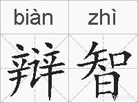 辩智的拼音