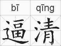 逼清的拼音