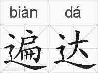 遍达的拼音