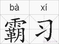 霸习的拼音