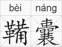 鞴囊的拼音