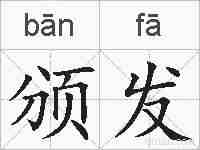 颁发的拼音