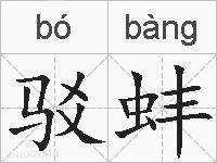 驳蚌的拼音