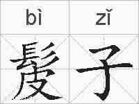 髲子的拼音