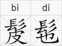 髲髢的拼音
