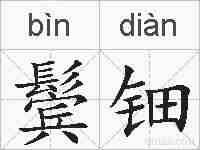 鬓钿的拼音
