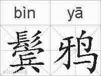 鬓鸦的拼音