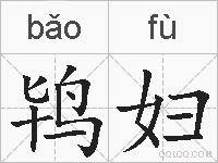 鸨妇的拼音
