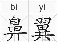 鼻翼的拼音