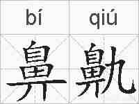 鼻鼽的拼音