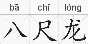 八尺龙的拼音