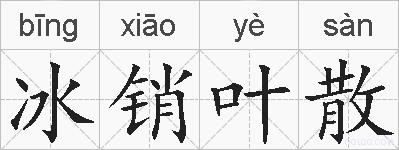 冰销叶散的拼音