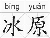 冰原的拼音
