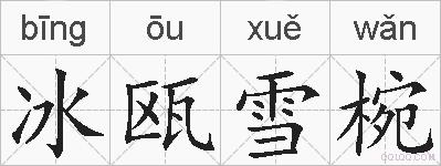 冰瓯雪椀的拼音