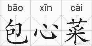 包心菜的拼音